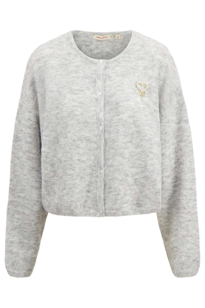 BASIC VESTJE 0306 085 0009 MIDDENGRIJS